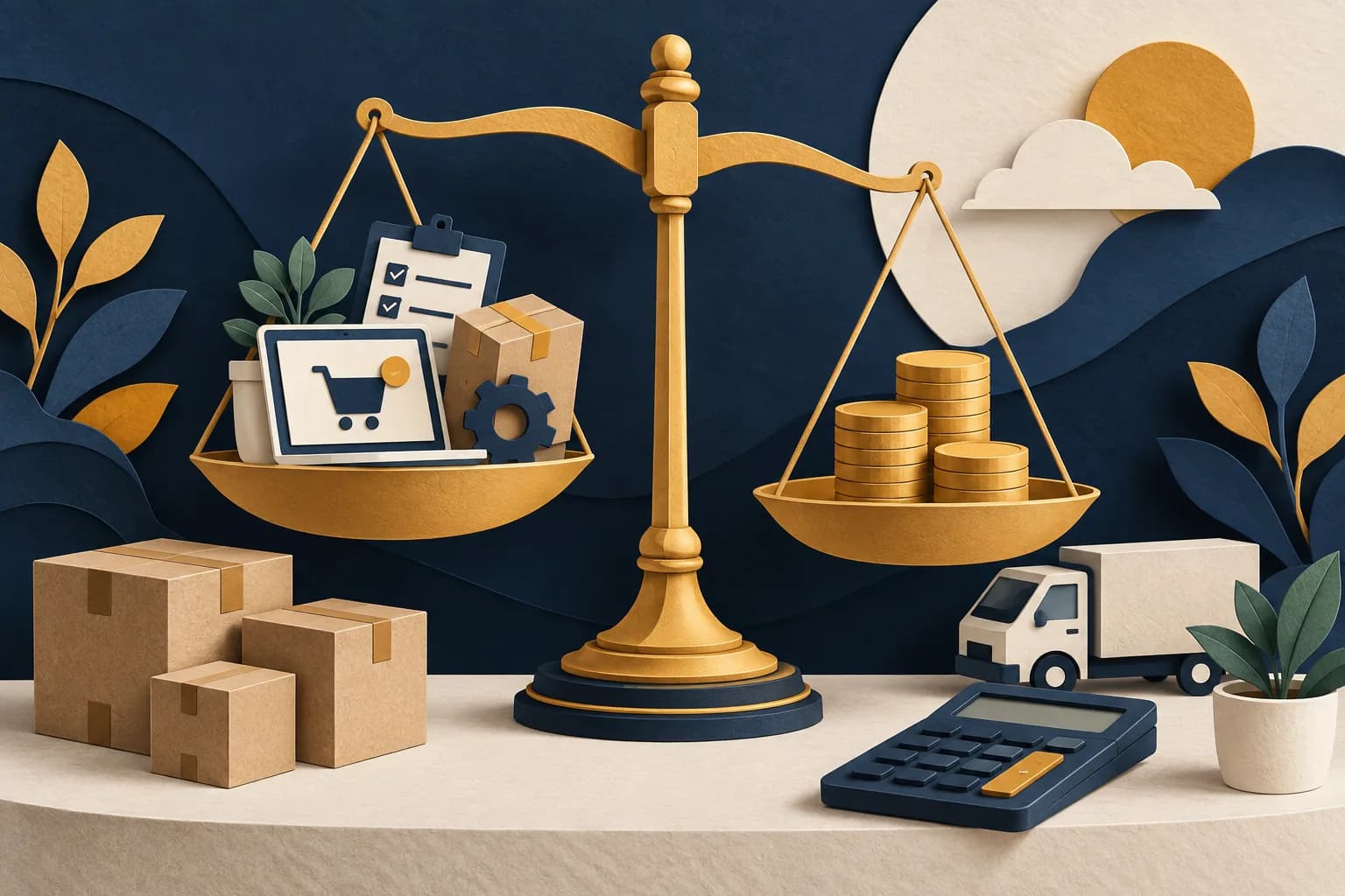 Balancing ecommerce management services and their cost.
